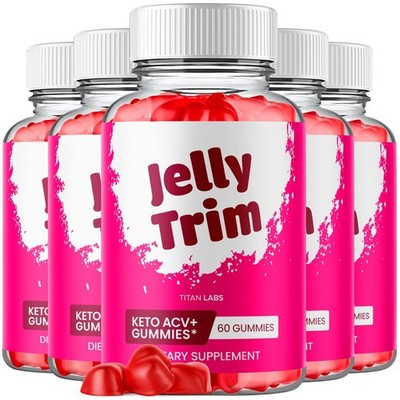 (5 Pack) Jelly Trim ACV Gummys 1000MG Advanced Jelly Trim Supplement 300 Gummies