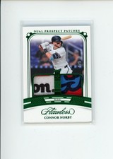 2024 Flawless Connor Norby #DP-CN Rookie Green Dual Prospect Patches Relic 2/5