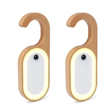 Message Motion Sensor Light, Portable Doorknob Memo Board Night Light with St...