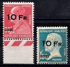France Poste Aérienne n°3-4 neufs** MNH