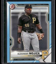 2021 Bowman Draft #BD-75 Alexander Mojica Sky Blue #/499
