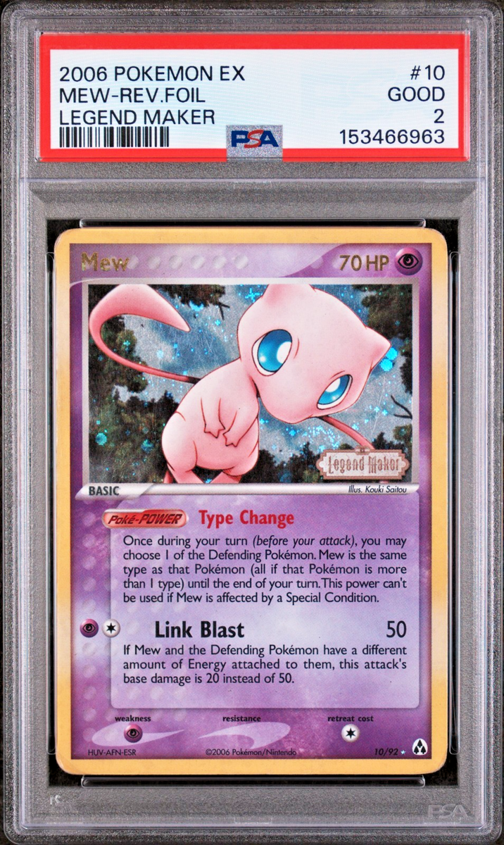 Mew 10/92 Legend Maker Reverse Holo for sale online | eBay