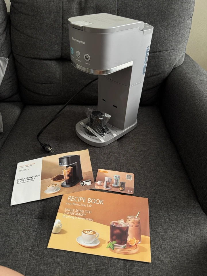 Famiworths Gray Coffee Maker - Image 2 of 4