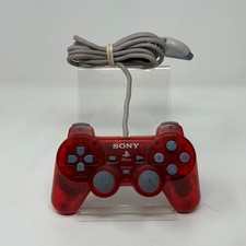 Sony PS one DualShock Analog Controller Translucent Red SCPH-110 Wired