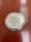 1926-S Peace Dollar - AU/BU - Blast White - In Capsule