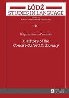 Malgorzata Kaminska | A History Of The 'Concise Oxford Dictionary' | Buch (2014)