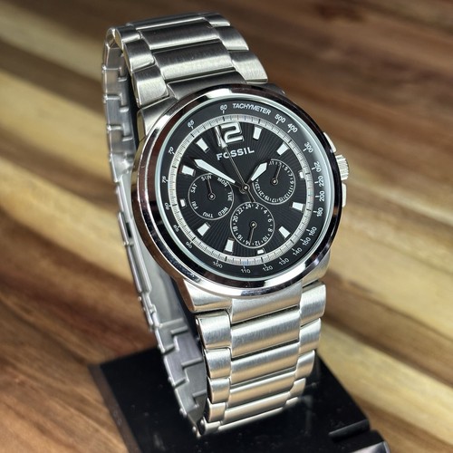 Fossil Arkitekt FS4125 Mens Multifunction Day Date Hour Black Dial 50m Watch