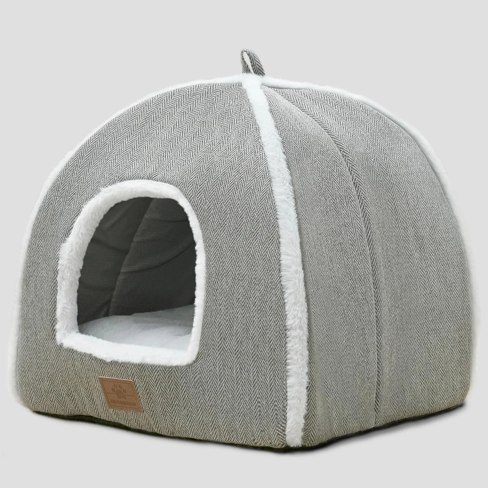 Cat Beds for Indoor Cats-Cat Bed Cave House Tent for Kittens and Small Pets w...