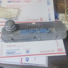 Vintage Holley Aluminum Finned Valve Covers Ford V8 Small Block Vintage Holley Aluminum Finned Valve Covers Ford V8 Small Block