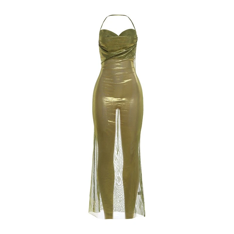 Halter Green Dresses for Women for sale | eBay