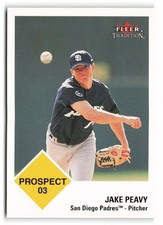 2003 Fleer Tradition #427 Jake Peavy San Diego Padres