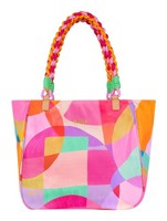 Oilily Sue Shopper Shopper Tasche Prism Pink Bunt Neu