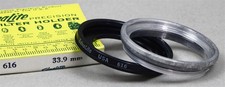 33.9mm Lens Thread to Series VI 6 EDNALITE 660 Filter Holder/Adapter w/Ring NOS