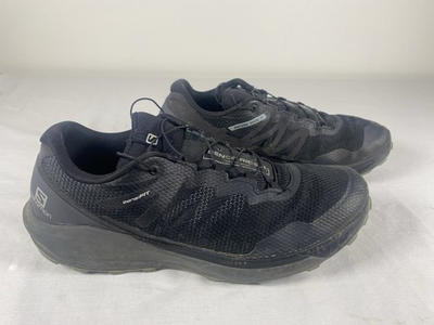 #ad Mens Salomon Sense Ride 3 Trail Hiking Shoes Size 12.5 Black NO INSERTS $28.00