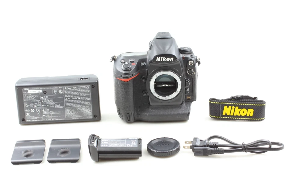 [MINT] Nikon D3 12.1MP Digital SLR Camera Body Only Black For F Mount From JAPAN - Image 2 of 4