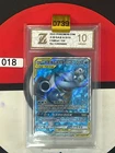 Blastoise & Piplup GX CSM2aC 156/150 SR Rare Pokemon Sun & Moon Grade10