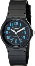 Casio MQ71-2B Men's Classic Analog Black Resin Band Watch