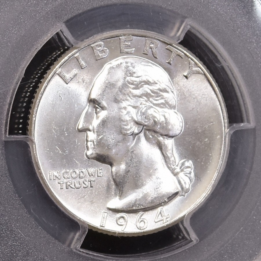 1964 Washington Quarter - Type B Rev FS-901 - PCGS MS64 (#54342-L