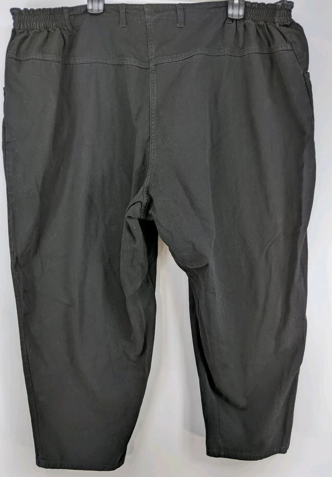 Main Street Blues Casual Pants Women's Plus Size 52x29 Black (v1)   - Image 4 of 4