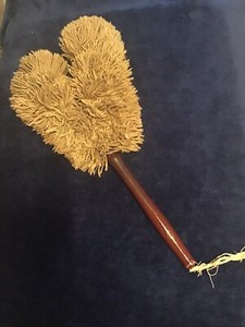 Vintage Stanley Home Products Duster Mop With Handle Brown