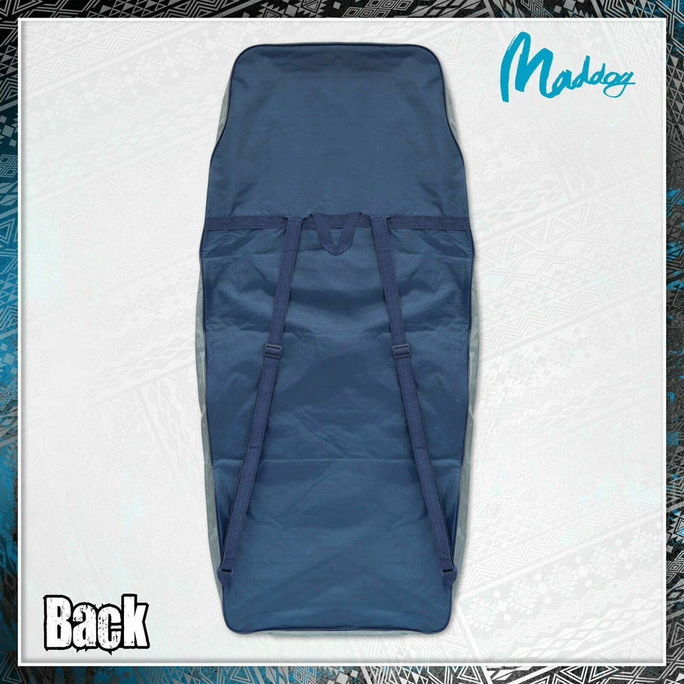 MADDOG Bodyboard Bag Surf Board Cover Backpack Carry Bag Shoulder Strap Blue Gry - image 3 of 3