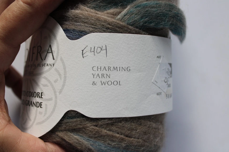 Gedifra Molto Grande 100% Lana Virgen Bronceada con Azul 200gr 60m Foto 3 de 4