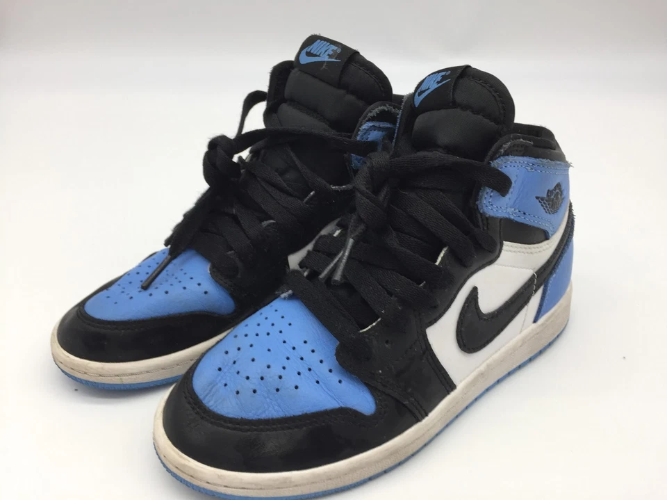 Nike Air Jordan FD1412-400 Unisex Niños Negro/Blanco/Azul Tenis Talla 1.5Y Foto 2 de 4