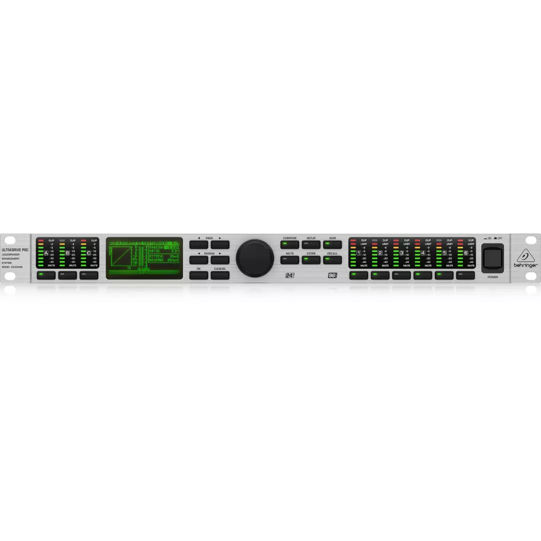 NEW Behringer DCX2496 Ultra-Drive Loudspeaker Management System 24