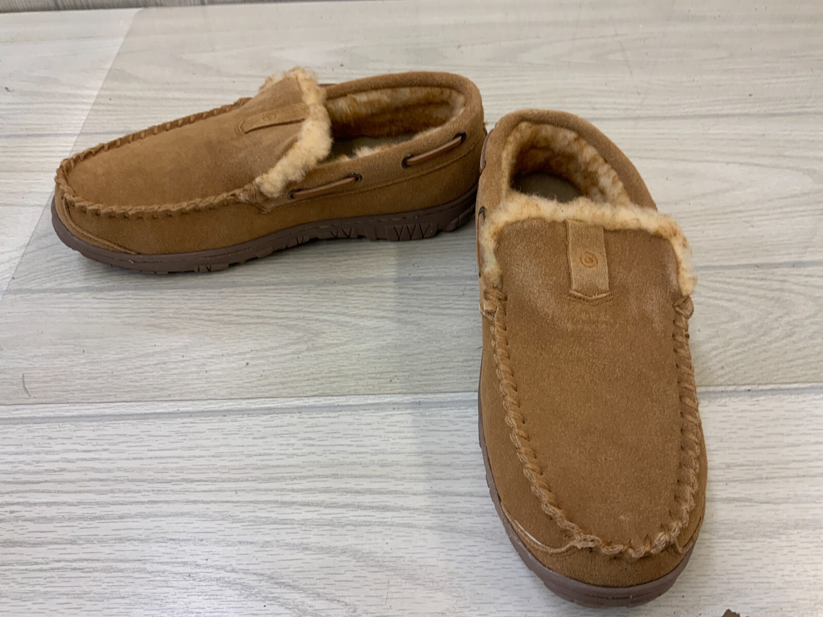 Clarks Venetian Suede Moccasin Slippers 