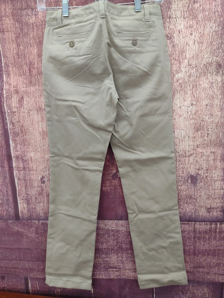 Lands End Girls Khaki Pants Size 14 (2 Pack) - Image 3 of 4