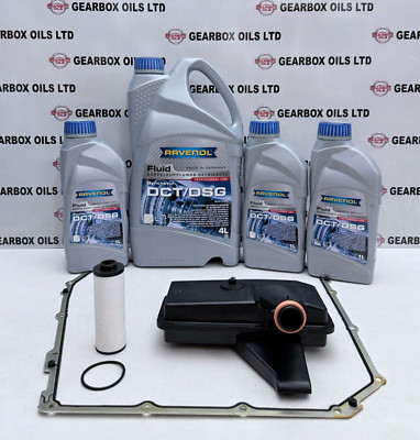 VW AUDI 0B5 DL501 DSG 7 SPEED AUTOMATIC GEARBOX FILTER GASKET RAVENOL OIL 7L KIT