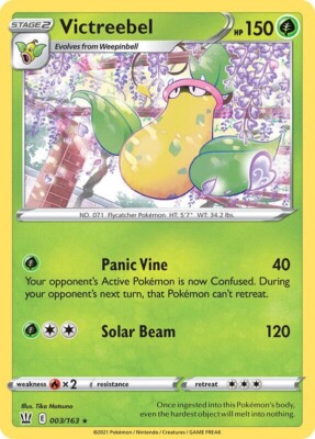 Victreebel Rare Pokemon TCG Card 003/163 | eBay