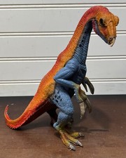 Schleich Red Blue Therizinosaurus Dinosaur Figure Claws D-73527 2013