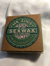 NIB Mr. Zogs Sex Wax Quick Humps 3X Eco Surf For Cool To Mid Warm Water