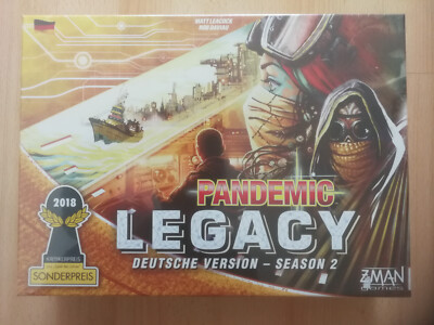 Brettspiel Pandemic Legacy Season 2 gelb (Z-Man in Folie Neu OVP deutsch)