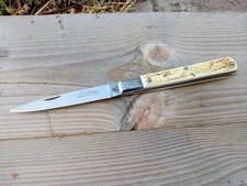 Tradizionale Coltello Sfilato sottile 0412/440-23 corno antico 23cm Knife