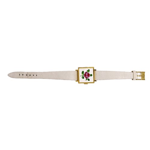 Bucherer Vintage 1970s Ladies Enamel Rose Dial Swiss Made 25mm 24510101 - Picture 5 of 10