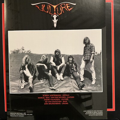 Vulture - Fatal Games LP 2022 Metal Warrior Records MWR-029 EX/EX