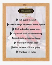 Modern Picture Frame Poster Photo Frames All color Size Walnut Black Silver Oak