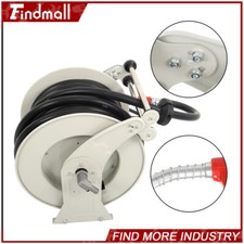 Findmall Fuel Hose Reel Retractable Diesel Hose Reel Auto Refueling Gun