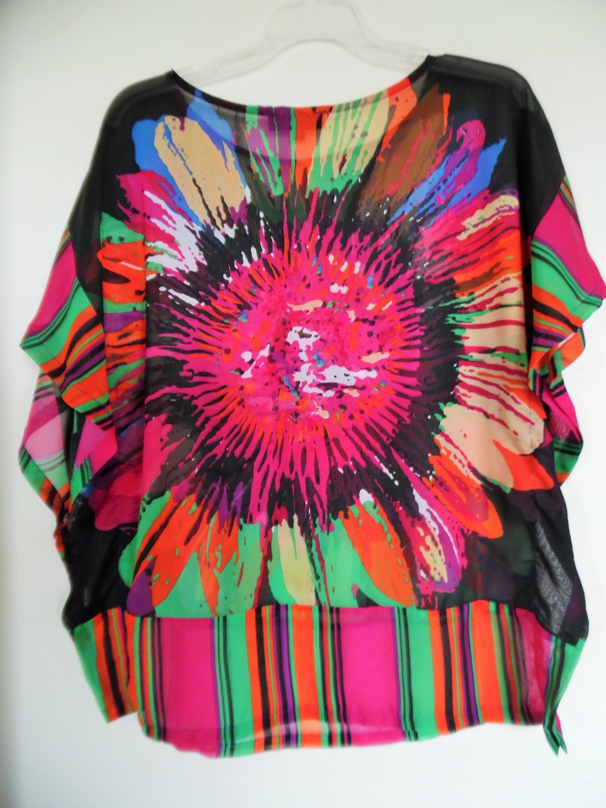 YOUNG THREADS Floral   Multi Sheer Embellished  K… - image 3