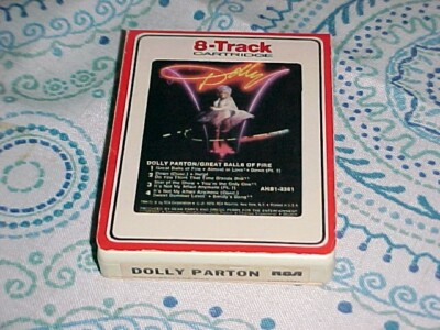 Dolly Parton ''Great Balls Of Fire'' 8-Track Tape  1979 RCA Victor