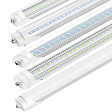 4~100 Pack T8 8FT LED Tube Light Single Pin FA8 8FT LED Shop Lights 45W 72W 120W