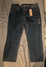 Mens Levis 550 Relaxed Fit Blue Jeans Size 40x30 Stonewash Tapered Leg Denim NWT