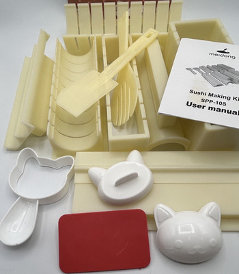 Sushi Maker Rice Mold Japanse Sushi Making Kit Meidong SPP-10S Cat Shaped