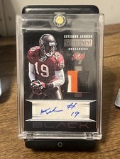 2012 Panini Black NFL Equipment Keyshawn Johnson Prime Auto Patch /10