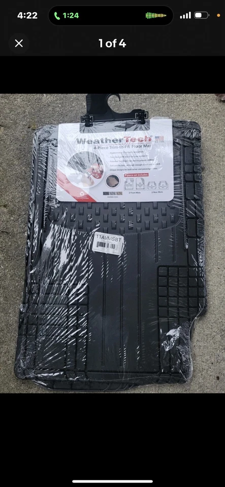 Alfombrilla WeatherTech W289GR - gris Foto 2 de 3