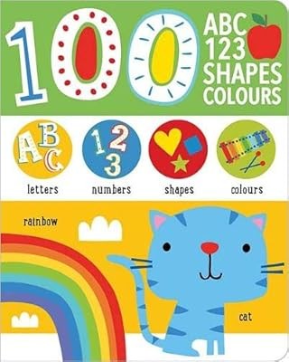 First 100 Alphabet, Shapes, Colours, Numbers, Ideas, Make Believe, Used; Good Bo
