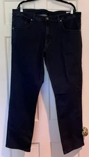 NWOT Buffalo by David Bitton Adam Slim Straight Stretch Jeans 38x29 Dark Blue