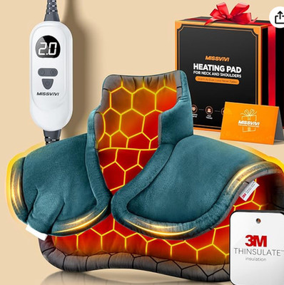 Graphene-Infused Instant Heating Pad with 3M Thinsulate, Ergonomic Weighted...
